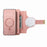 For Sony Xperia 10 VI Magnetic Leather Case with Detachable RFID Blocking Zipper Wallet Cover - Pink - 2