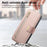 For Sony Xperia 10 VI Magnetic Leather Case with Detachable RFID Blocking Zipper Wallet Cover - Pink - 7