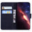 For Samsung Galaxy S23 Solid Color Flip PU Leather Case Wallet Style Magnetic Closure Stand Shockproof Protective Phone Cover - Black - 2