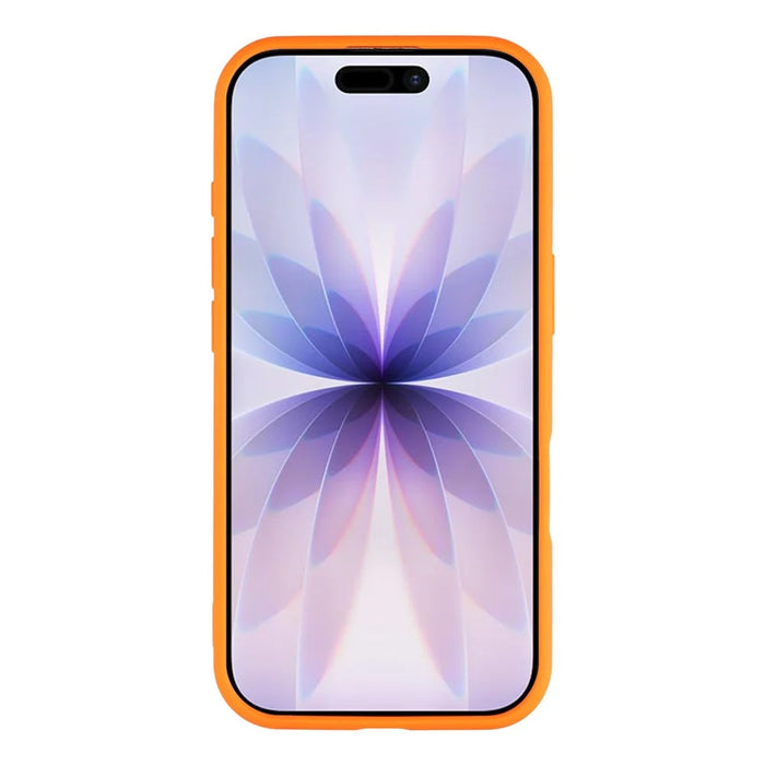 For iPhone 17 Magnetic Case 1.5mm Skin-feel PC TPU Shockproof Mobile Back Cover (Compatible with MagSafe) - Orange - 2