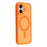 For iPhone 17 Magnetic Case 1.5mm Skin-feel PC TPU Shockproof Mobile Back Cover (Compatible with MagSafe) - Orange - 3