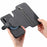 For Samsung Galaxy A16 5G  /  4G Magnetic Case RFID Blocking Detachable Wallet Stand Cloth Texture Leather Phone Cover - Black - 5