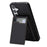 For Samsung Galaxy S26 Magnetic Cover Kickstand Leather Back Phone Shell with Detachable Pop-Up Card Case - Black - 2