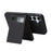 For Samsung Galaxy S26 Magnetic Cover Kickstand Leather Back Phone Shell with Detachable Pop-Up Card Case - Black - 3