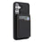 For Samsung Galaxy S26 Magnetic Cover Kickstand Leather Back Phone Shell with Detachable Pop-Up Card Case - Black - 4