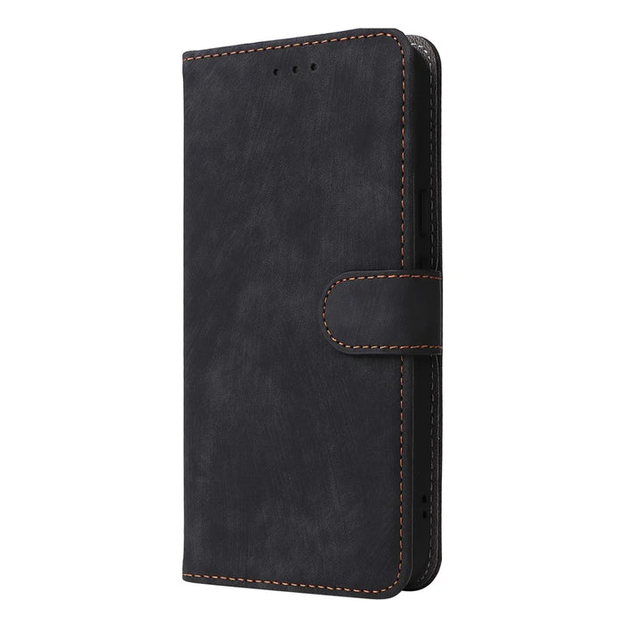 Phone Case For Google Pixel 10a Wallet RFID Blocking PU Leather Phone Cover Stand with Strap - Black - 7