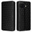 For Google Pixel 10a Case Wallet Rhombus Imprinted PU Leather Phone Cover - Black - 1