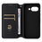 For Google Pixel 10a Case Wallet Rhombus Imprinted PU Leather Phone Cover - Black - 3