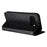 For Google Pixel 10a Case Wallet Rhombus Imprinted PU Leather Phone Cover - Black - 5