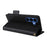 Phone Case For Samsung Galaxy S26+ Litchi Texture Wallet Leather Phone Cover with Wrist Strap - Black - 4