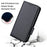 Phone Case For Samsung Galaxy S26+ Litchi Texture Wallet Leather Phone Cover with Wrist Strap - Black - 6