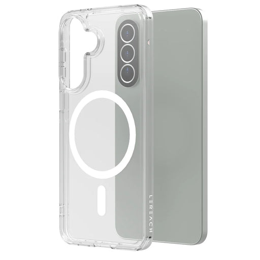 LEREACH TOC Series for Samsung Galaxy A57 5G Magnetic Case TPU + Acrylic Phone Cover - Transparent - 1
