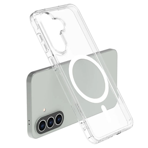 LEREACH TOC Series for Samsung Galaxy A57 5G Magnetic Case TPU + Acrylic Phone Cover - Transparent - 2