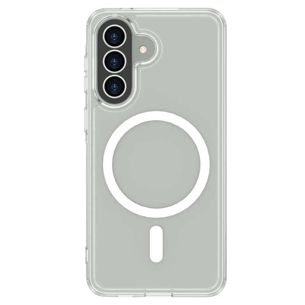 LEREACH TOC Series for Samsung Galaxy A57 5G Magnetic Case TPU + Acrylic Phone Cover - Transparent - 3