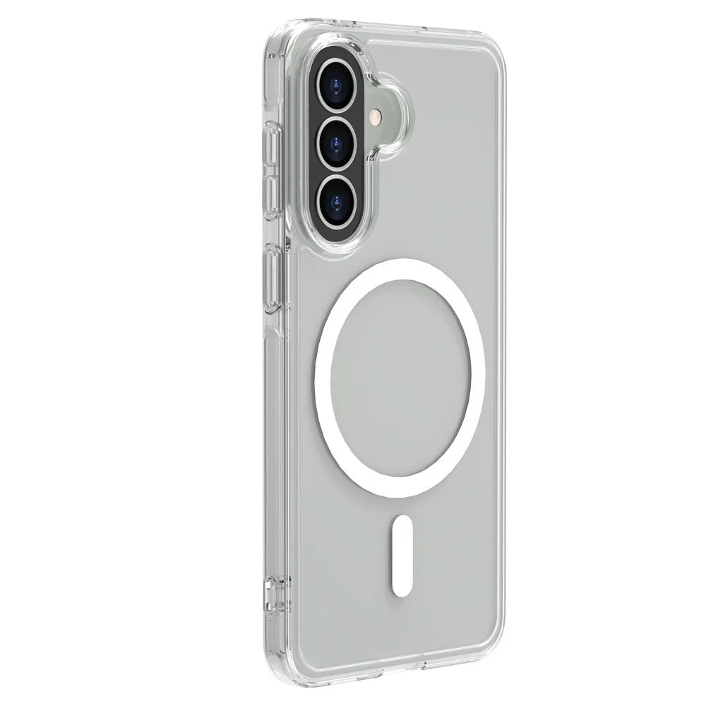 LEREACH TOC Series for Samsung Galaxy A57 5G Magnetic Case TPU + Acrylic Phone Cover - Transparent - 5