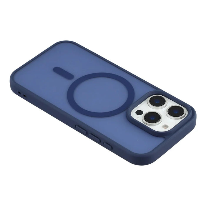 For iPhone 16 Pro Max Magnetic Case 1.5mm Skin-feel PC TPU Shockproof Mobile Back Cover (Compatible with MagSafe) - 5