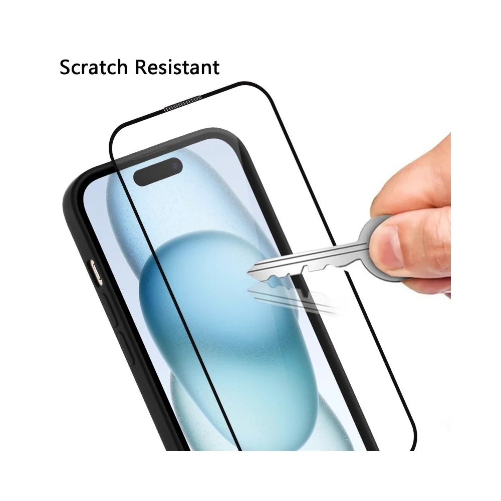 WANLONFENG For Samsung Galaxy A37 5G QB Series Magnetic Case PC TPU Phone Cover with Screen Film - Dark Green - 6
