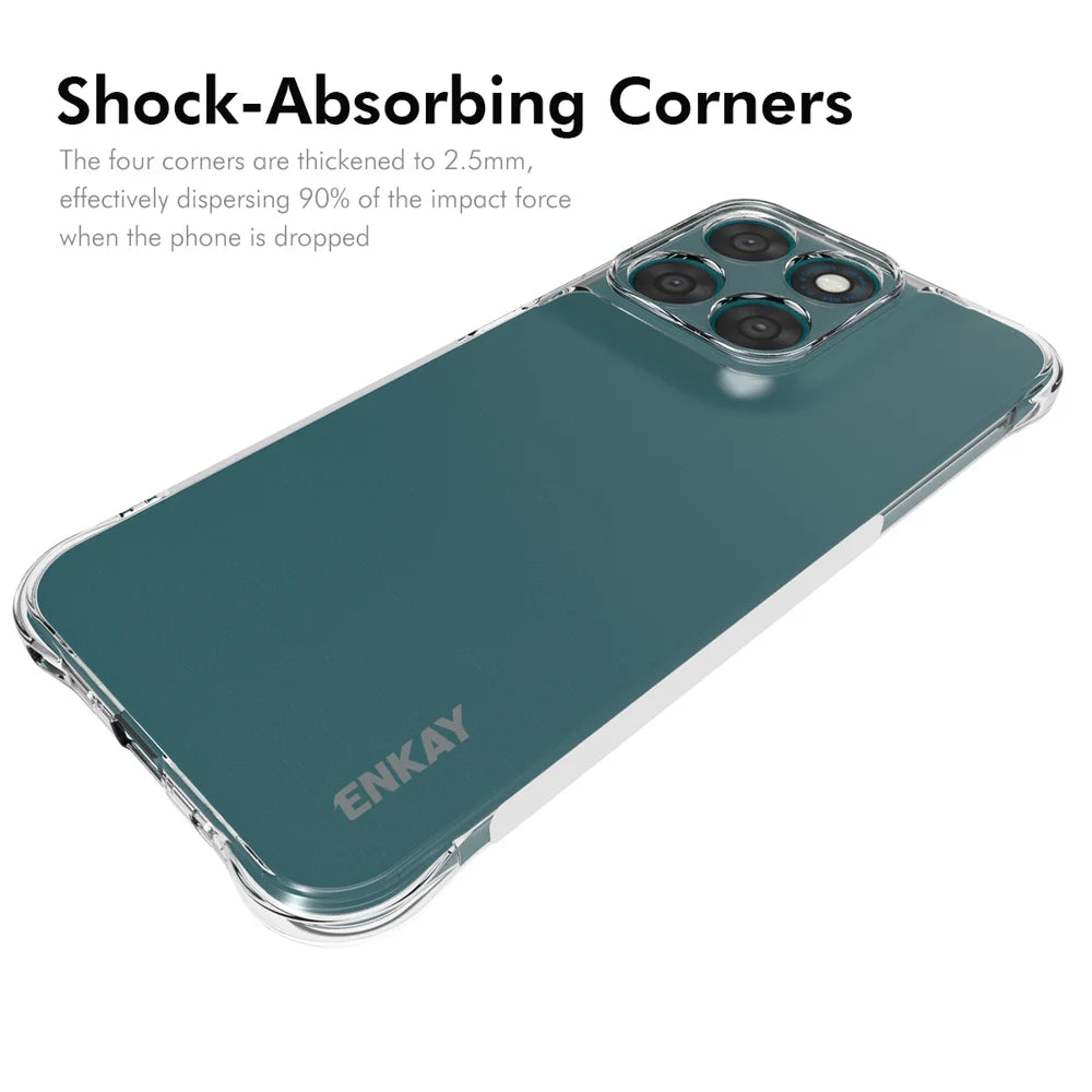 ENKAY HAT PRINCE For Motorola Moto G87 5G / G77 5G / G67 5G Clear Phone Case Shockproof Anti-slip TPU Cover - Transparent - 2