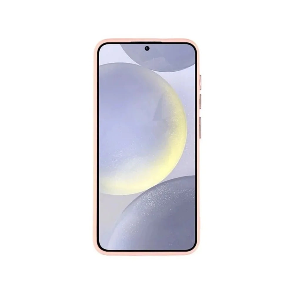 WANLONFENG For Samsung Galaxy A37 5G QB1 Series Magnetic Back Cover PC TPU Shockproof Phone Case - Pink - 2