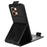 For Infinix Note Edge 5G Stand Case Magnetic Clasp Vertical Flip Leather Phone Cover with Card Holder - Black - 3