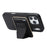 For iPhone 17 Pro Magnetic Case with Detachable Card Holder Kickstand TPU + PU Back Cover Compatible with MagSafe - Black - 4