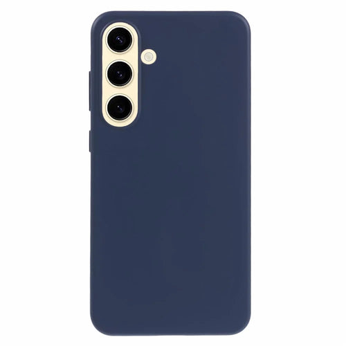 MERCURY GOOSPERY SOFT FEELING Series for Samsung Galaxy S26 Case Matte Finish TPU Phone Cover - Dark Blue - 1