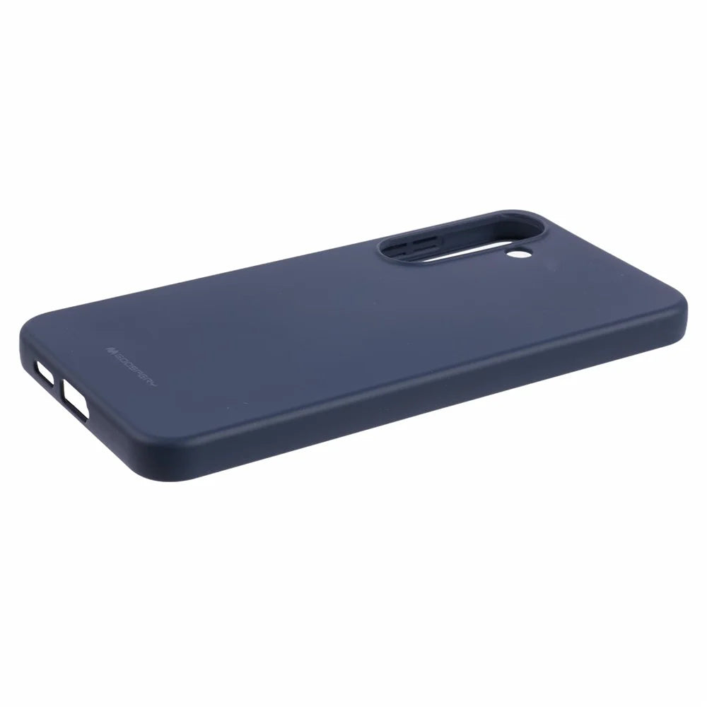 MERCURY GOOSPERY SOFT FEELING Series for Samsung Galaxy S26 Case Matte Finish TPU Phone Cover - Dark Blue - 4