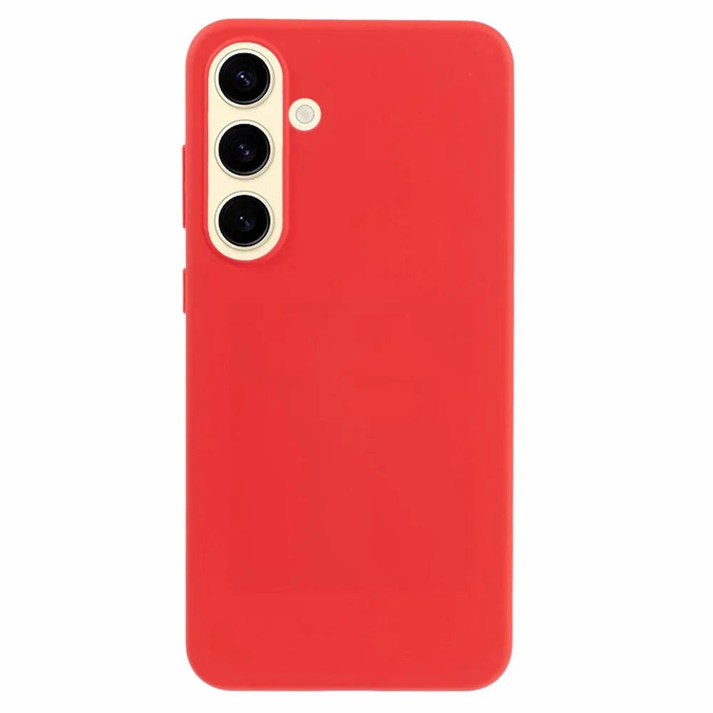 MERCURY GOOSPERY SOFT FEELING Series for Samsung Galaxy S26+ Case Matte Finish TPU Phone Cover - Red - 1