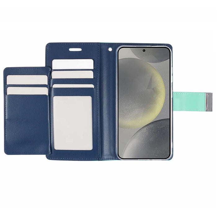 MERCURY GOOSPERY For Samsung Galaxy S26+ Wallet Case Protective Leather Folio Phone Cover - Green - 2