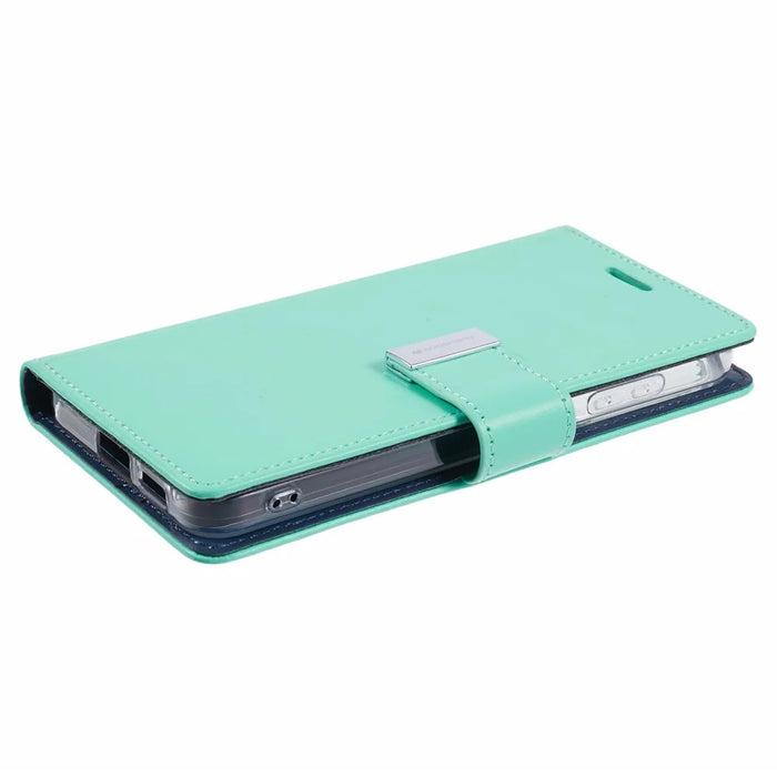 MERCURY GOOSPERY For Samsung Galaxy S26+ Wallet Case Protective Leather Folio Phone Cover - Green - 4