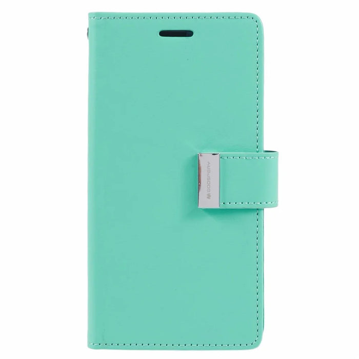 MERCURY GOOSPERY For Samsung Galaxy S26+ Wallet Case Protective Leather Folio Phone Cover - Green - 6