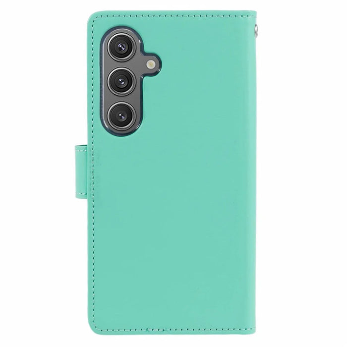 MERCURY GOOSPERY For Samsung Galaxy S26+ Wallet Case Protective Leather Folio Phone Cover - Green - 7