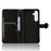 For Samsung Galaxy S26+ Wallet Case Dot Pattern Imprint PU Leather Phone Cover with Wrist Strap - Black - 2