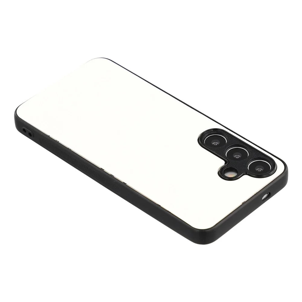 10Pcs for Samsung Galaxy S26 Case TPU + PC Heat Transfer Printing DIY Phone Cover with Matte PET Film - White - 5