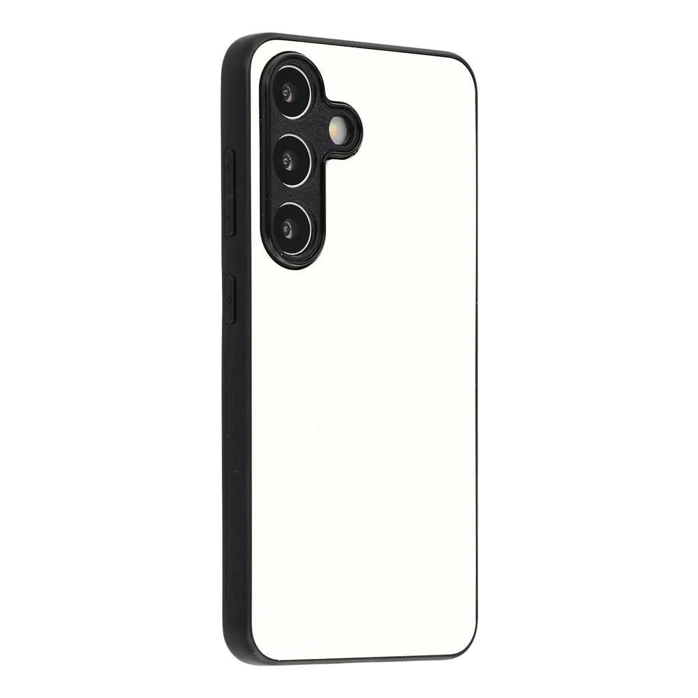 10Pcs for Samsung Galaxy S26 Magnetic Case TPU + PC Heat Transfer Printing DIY Phone Cover with Matte PET Film - White - 2