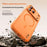 For iPhone 17 Pro Max Magnetic Case Anti-fingerprint Soft-touch Shockproof  TPU + PC Cover - Orange - 3
