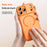 For iPhone 17 Pro Max Magnetic Case Anti-fingerprint Soft-touch Shockproof  TPU + PC Cover - Orange - 5