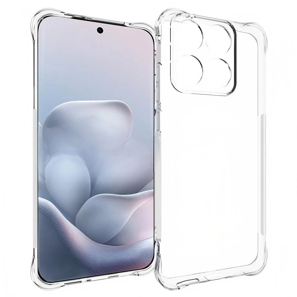 WANLONFENG For Motorola Edge 70 Fusion+ 5G / Edge 70 Fusion 5G WL Series Case 2.0mm TPU Phone Cover with Tempered Glass Film - Transparent - 2