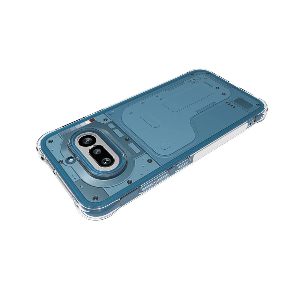 WANLONFENG For Nothing Phone (4a) WL Series Case 2.0mm TPU Phone Cover with Tempered Glass Film - Transparent - 3