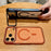 For iPhone 17 Pro Max Magnetic Case with Tempered Glass Screen Protector Lens Kickstand Electroplated Phone Cover Compatible with MagSafe - Orange - 2