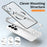 For Samsung Galaxy S26 Ultra Magnetic Case Hard PC Metal Frame Frosted Phone Back Cover - Silver - 3