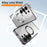 For Samsung Galaxy S26 Ultra Magnetic Case Hard PC Metal Frame Frosted Phone Back Cover - Silver - 4