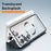 For Samsung Galaxy S26 Ultra Magnetic Case Hard PC Metal Frame Frosted Phone Back Cover - Silver - 5