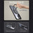 For Samsung Galaxy S26 Ultra Magnetic Case Hidden Gear Ring Kickstand Phone Cover - Black - 4