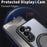 For Samsung Galaxy S26+ Magnetic Case Hidden Gear Ring Kickstand Phone Cover - Black - 5