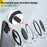 For Samsung Galaxy S26+ Magnetic Case Hidden Gear Ring Kickstand Phone Cover - Black - 6
