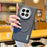 YUTANG for OnePlus 13 Magnetic Case Dot Pattern PC+TPU Shockproof Phone Cover - Black - 3