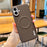 YUTANG for iPhone 17 Magnetic Case Dot Pattern PC+TPU Shockproof Phone Cover - Black - 1