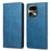 For Realme 16 Pro 5G Wallet Case RFID Blocking PU Leather Phone Cover - Blue - 1
