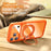 For iPhone 17 Pro Magnetic Phone Case PC TPU Shockproof Protective Cover with 360 Rotary Kickstand - Orange - 4